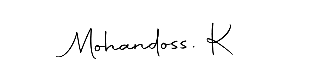 Also You can easily find your signature by using the search form. We will create Mohandoss. K name handwritten signature images for you free of cost using Autography-DOLnW sign style. Mohandoss. K signature style 10 images and pictures png