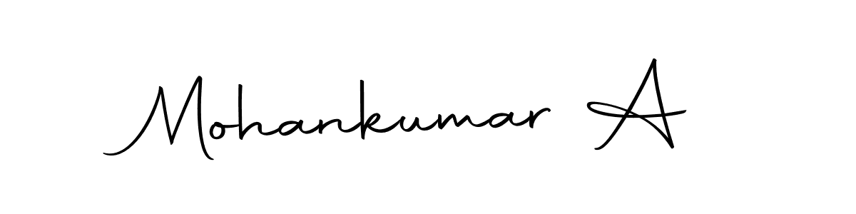 Design your own signature with our free online signature maker. With this signature software, you can create a handwritten (Autography-DOLnW) signature for name Mohankumar A. Mohankumar A signature style 10 images and pictures png