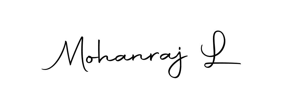 Autography-DOLnW is a professional signature style that is perfect for those who want to add a touch of class to their signature. It is also a great choice for those who want to make their signature more unique. Get Mohanraj L name to fancy signature for free. Mohanraj L signature style 10 images and pictures png