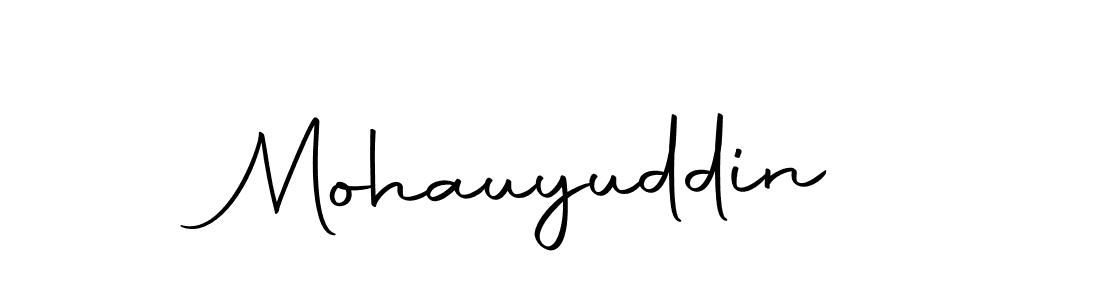 Create a beautiful signature design for name Mohauyuddin. With this signature (Autography-DOLnW) fonts, you can make a handwritten signature for free. Mohauyuddin signature style 10 images and pictures png