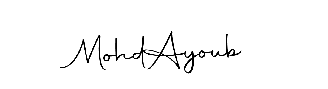 You should practise on your own different ways (Autography-DOLnW) to write your name (Mohd  Ayoub) in signature. don't let someone else do it for you. Mohd  Ayoub signature style 10 images and pictures png