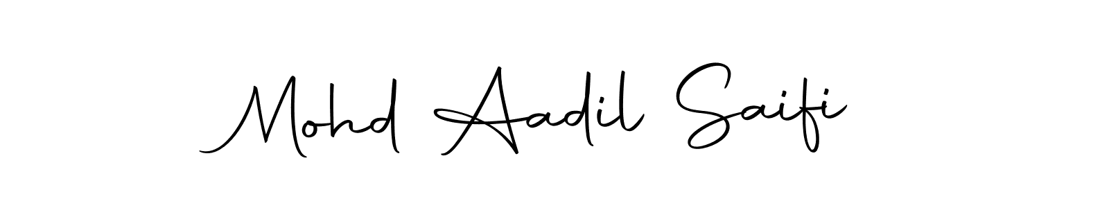 The best way (Autography-DOLnW) to make a short signature is to pick only two or three words in your name. The name Mohd Aadil Saifi include a total of six letters. For converting this name. Mohd Aadil Saifi signature style 10 images and pictures png