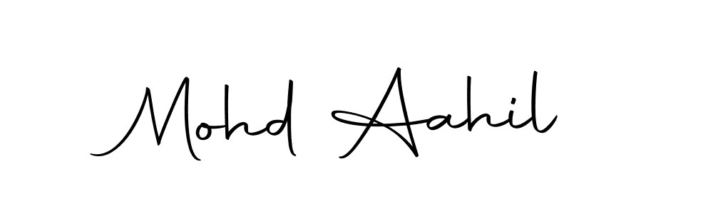 How to make Mohd Aahil signature? Autography-DOLnW is a professional autograph style. Create handwritten signature for Mohd Aahil name. Mohd Aahil signature style 10 images and pictures png