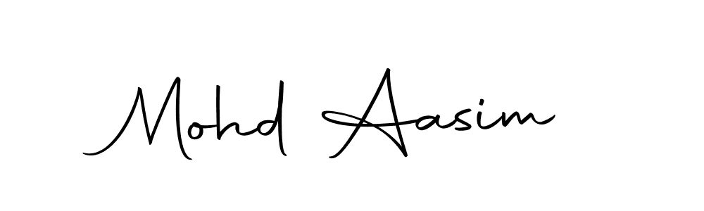 Mohd Aasim stylish signature style. Best Handwritten Sign (Autography-DOLnW) for my name. Handwritten Signature Collection Ideas for my name Mohd Aasim. Mohd Aasim signature style 10 images and pictures png