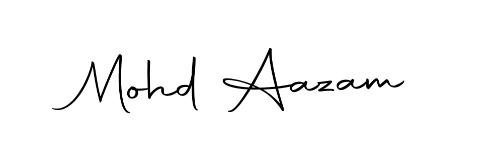 Make a beautiful signature design for name Mohd Aazam. With this signature (Autography-DOLnW) style, you can create a handwritten signature for free. Mohd Aazam signature style 10 images and pictures png