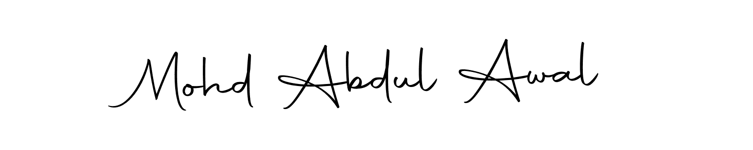 It looks lik you need a new signature style for name Mohd Abdul Awal. Design unique handwritten (Autography-DOLnW) signature with our free signature maker in just a few clicks. Mohd Abdul Awal signature style 10 images and pictures png