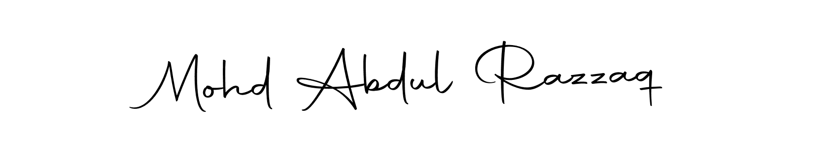 Use a signature maker to create a handwritten signature online. With this signature software, you can design (Autography-DOLnW) your own signature for name Mohd Abdul Razzaq. Mohd Abdul Razzaq signature style 10 images and pictures png