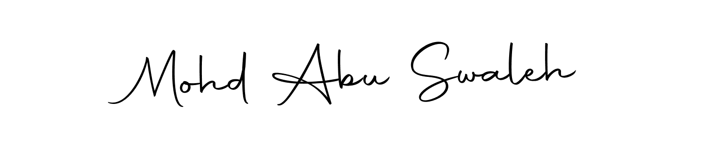 Create a beautiful signature design for name Mohd Abu Swaleh. With this signature (Autography-DOLnW) fonts, you can make a handwritten signature for free. Mohd Abu Swaleh signature style 10 images and pictures png
