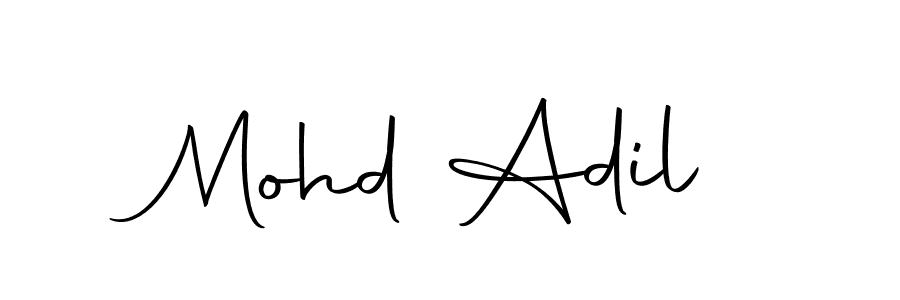 Make a short Mohd Adil signature style. Manage your documents anywhere anytime using Autography-DOLnW. Create and add eSignatures, submit forms, share and send files easily. Mohd Adil signature style 10 images and pictures png