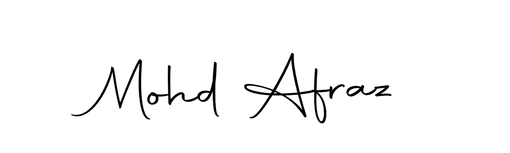 Create a beautiful signature design for name Mohd Afraz. With this signature (Autography-DOLnW) fonts, you can make a handwritten signature for free. Mohd Afraz signature style 10 images and pictures png