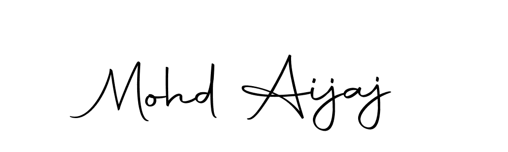 Use a signature maker to create a handwritten signature online. With this signature software, you can design (Autography-DOLnW) your own signature for name Mohd Aijaj. Mohd Aijaj signature style 10 images and pictures png