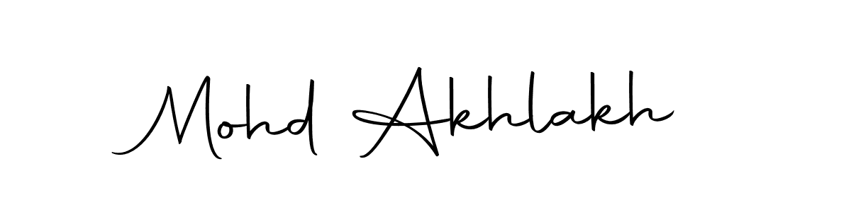 The best way (Autography-DOLnW) to make a short signature is to pick only two or three words in your name. The name Mohd Akhlakh include a total of six letters. For converting this name. Mohd Akhlakh signature style 10 images and pictures png