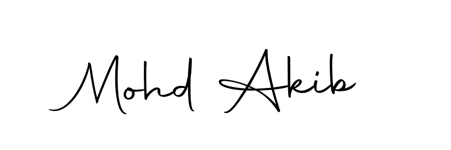 Create a beautiful signature design for name Mohd Akib. With this signature (Autography-DOLnW) fonts, you can make a handwritten signature for free. Mohd Akib signature style 10 images and pictures png