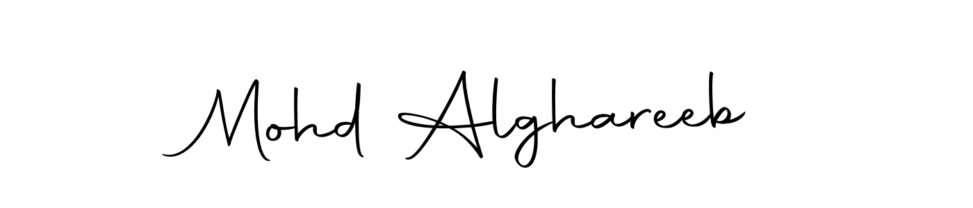 Mohd Alghareeb stylish signature style. Best Handwritten Sign (Autography-DOLnW) for my name. Handwritten Signature Collection Ideas for my name Mohd Alghareeb. Mohd Alghareeb signature style 10 images and pictures png