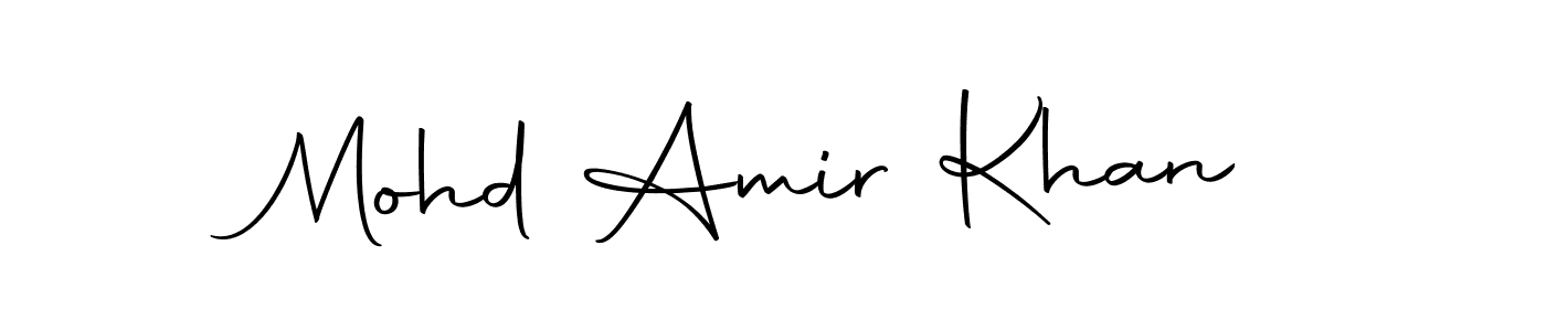 Also we have Mohd Amir Khan name is the best signature style. Create professional handwritten signature collection using Autography-DOLnW autograph style. Mohd Amir Khan signature style 10 images and pictures png