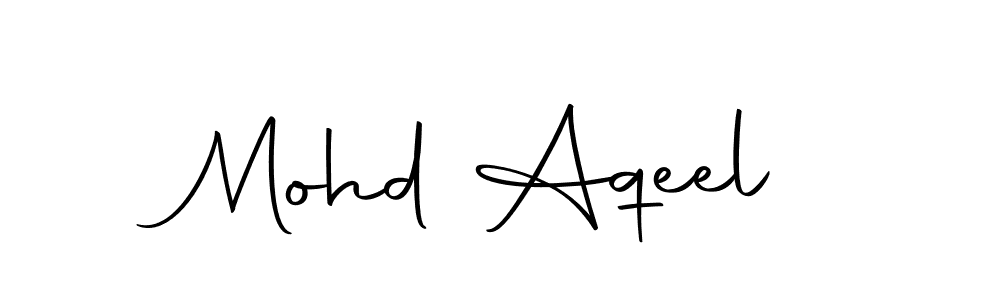 Also we have Mohd Aqeel name is the best signature style. Create professional handwritten signature collection using Autography-DOLnW autograph style. Mohd Aqeel signature style 10 images and pictures png