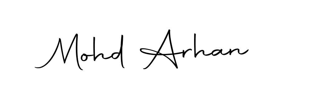You can use this online signature creator to create a handwritten signature for the name Mohd Arhan. This is the best online autograph maker. Mohd Arhan signature style 10 images and pictures png