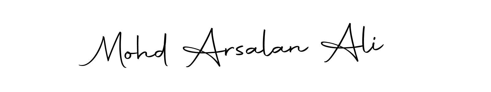 The best way (Autography-DOLnW) to make a short signature is to pick only two or three words in your name. The name Mohd Arsalan Ali include a total of six letters. For converting this name. Mohd Arsalan Ali signature style 10 images and pictures png