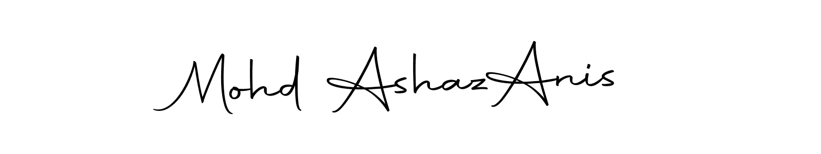 Make a beautiful signature design for name Mohd Ashaz  Anis. With this signature (Autography-DOLnW) style, you can create a handwritten signature for free. Mohd Ashaz  Anis signature style 10 images and pictures png