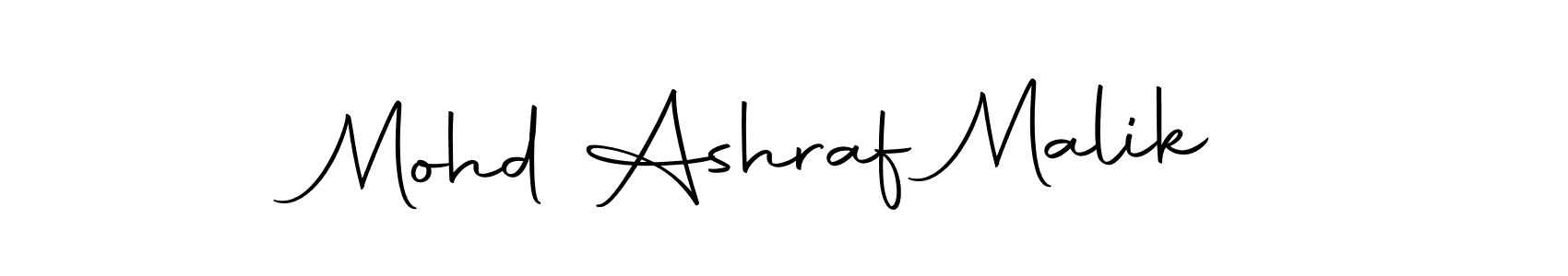 Use a signature maker to create a handwritten signature online. With this signature software, you can design (Autography-DOLnW) your own signature for name Mohd Ashraf Malik. Mohd Ashraf Malik signature style 10 images and pictures png