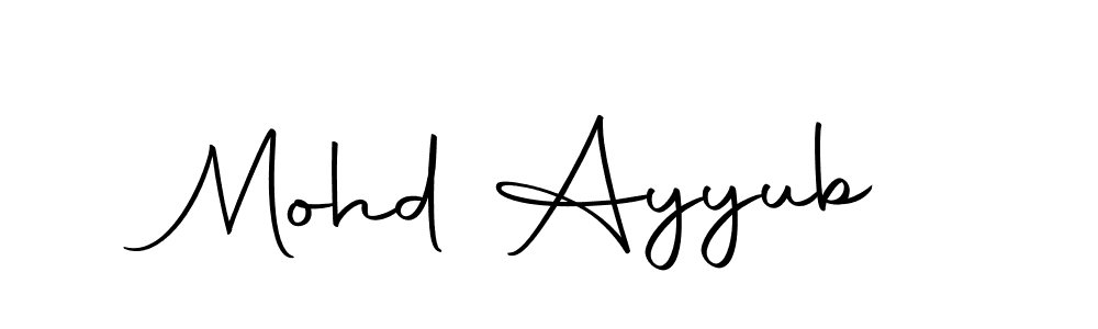 Also we have Mohd Ayyub name is the best signature style. Create professional handwritten signature collection using Autography-DOLnW autograph style. Mohd Ayyub signature style 10 images and pictures png