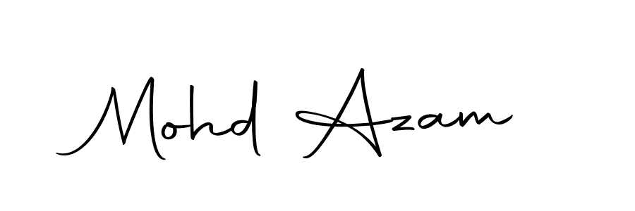 How to make Mohd Azam name signature. Use Autography-DOLnW style for creating short signs online. This is the latest handwritten sign. Mohd Azam signature style 10 images and pictures png