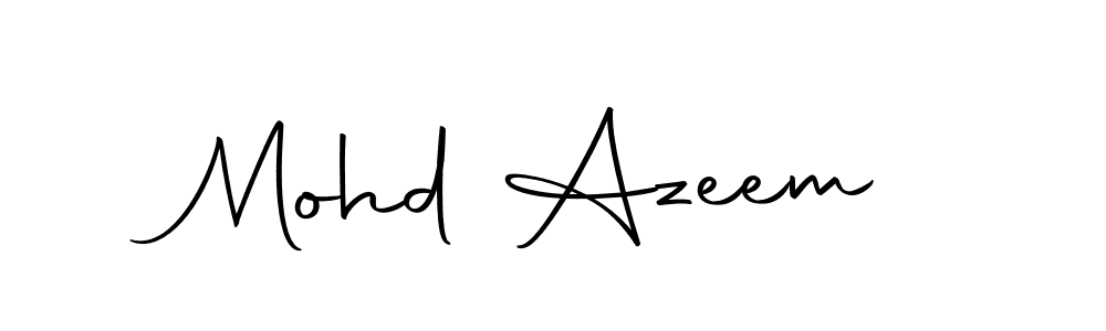 Mohd Azeem stylish signature style. Best Handwritten Sign (Autography-DOLnW) for my name. Handwritten Signature Collection Ideas for my name Mohd Azeem. Mohd Azeem signature style 10 images and pictures png