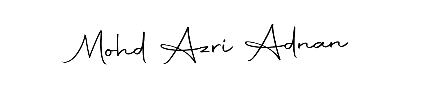 Use a signature maker to create a handwritten signature online. With this signature software, you can design (Autography-DOLnW) your own signature for name Mohd Azri Adnan. Mohd Azri Adnan signature style 10 images and pictures png