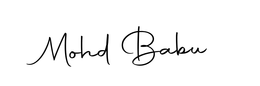 Autography-DOLnW is a professional signature style that is perfect for those who want to add a touch of class to their signature. It is also a great choice for those who want to make their signature more unique. Get Mohd Babu name to fancy signature for free. Mohd Babu signature style 10 images and pictures png
