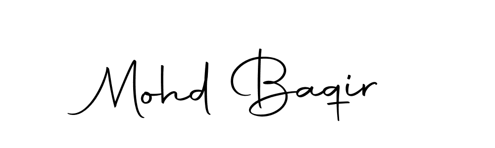 The best way (Autography-DOLnW) to make a short signature is to pick only two or three words in your name. The name Mohd Baqir include a total of six letters. For converting this name. Mohd Baqir signature style 10 images and pictures png