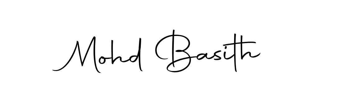 Also we have Mohd Basith name is the best signature style. Create professional handwritten signature collection using Autography-DOLnW autograph style. Mohd Basith signature style 10 images and pictures png