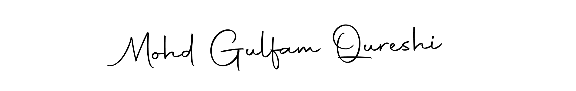 Autography-DOLnW is a professional signature style that is perfect for those who want to add a touch of class to their signature. It is also a great choice for those who want to make their signature more unique. Get Mohd Gulfam Qureshi name to fancy signature for free. Mohd Gulfam Qureshi signature style 10 images and pictures png
