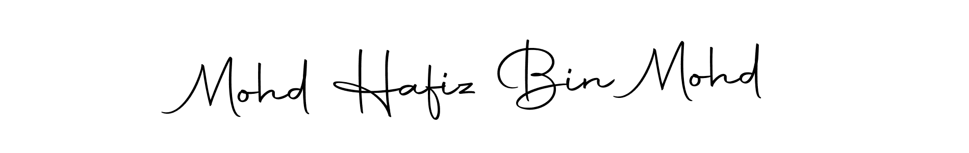 Also we have Mohd Hafiz Bin Mohd name is the best signature style. Create professional handwritten signature collection using Autography-DOLnW autograph style. Mohd Hafiz Bin Mohd signature style 10 images and pictures png