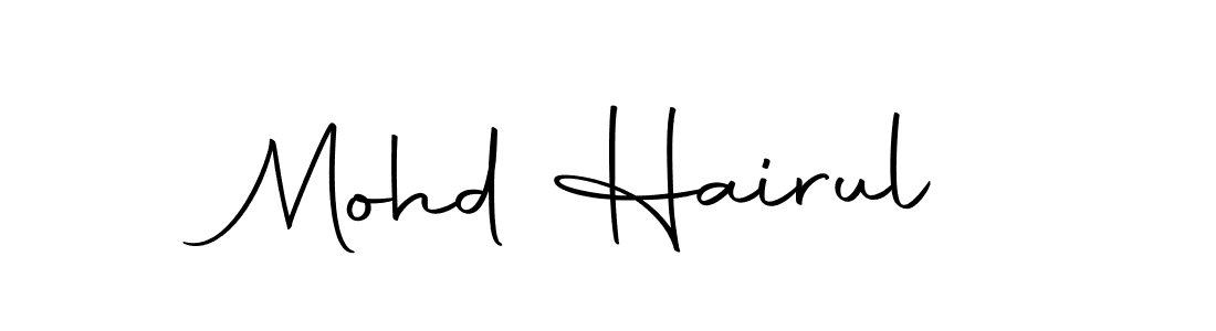 Make a beautiful signature design for name Mohd Hairul. With this signature (Autography-DOLnW) style, you can create a handwritten signature for free. Mohd Hairul signature style 10 images and pictures png