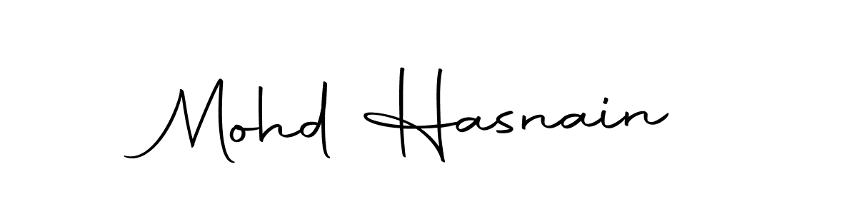 Also we have Mohd Hasnain name is the best signature style. Create professional handwritten signature collection using Autography-DOLnW autograph style. Mohd Hasnain signature style 10 images and pictures png
