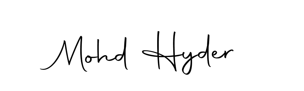 Also we have Mohd Hyder name is the best signature style. Create professional handwritten signature collection using Autography-DOLnW autograph style. Mohd Hyder signature style 10 images and pictures png