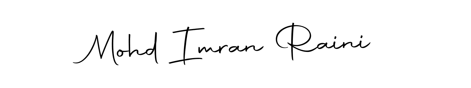 Make a beautiful signature design for name Mohd Imran Raini. Use this online signature maker to create a handwritten signature for free. Mohd Imran Raini signature style 10 images and pictures png