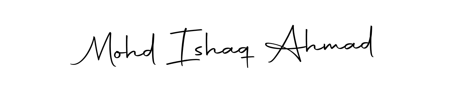 Autography-DOLnW is a professional signature style that is perfect for those who want to add a touch of class to their signature. It is also a great choice for those who want to make their signature more unique. Get Mohd Ishaq Ahmad name to fancy signature for free. Mohd Ishaq Ahmad signature style 10 images and pictures png