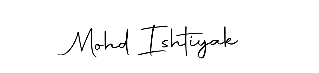 Use a signature maker to create a handwritten signature online. With this signature software, you can design (Autography-DOLnW) your own signature for name Mohd Ishtiyak. Mohd Ishtiyak signature style 10 images and pictures png