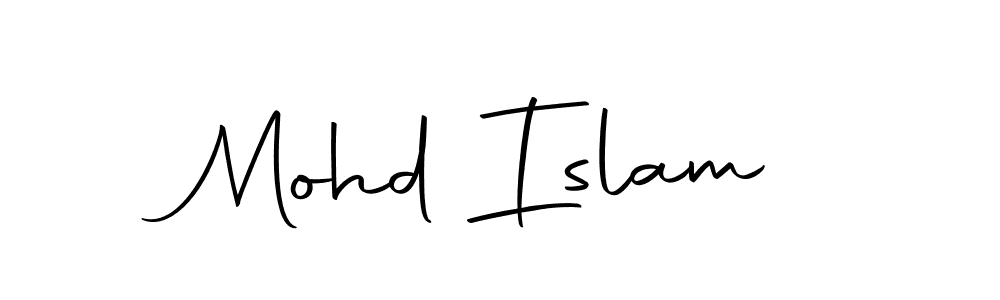 Mohd Islam stylish signature style. Best Handwritten Sign (Autography-DOLnW) for my name. Handwritten Signature Collection Ideas for my name Mohd Islam. Mohd Islam signature style 10 images and pictures png
