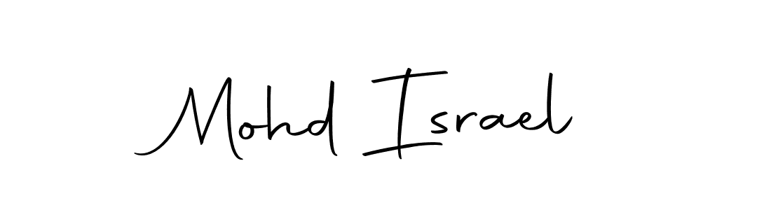 Use a signature maker to create a handwritten signature online. With this signature software, you can design (Autography-DOLnW) your own signature for name Mohd Israel. Mohd Israel signature style 10 images and pictures png