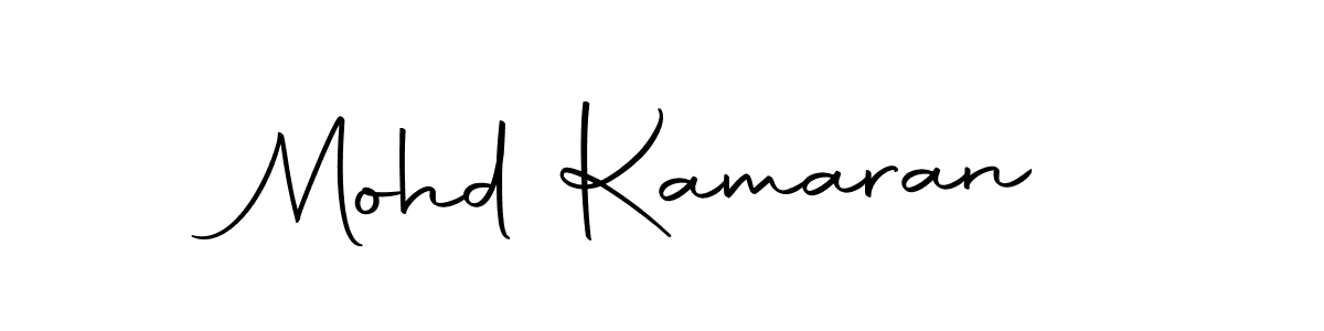 Use a signature maker to create a handwritten signature online. With this signature software, you can design (Autography-DOLnW) your own signature for name Mohd Kamaran. Mohd Kamaran signature style 10 images and pictures png