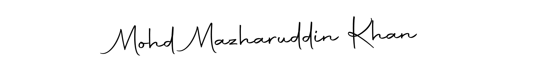 It looks lik you need a new signature style for name Mohd Mazharuddin Khan. Design unique handwritten (Autography-DOLnW) signature with our free signature maker in just a few clicks. Mohd Mazharuddin Khan signature style 10 images and pictures png