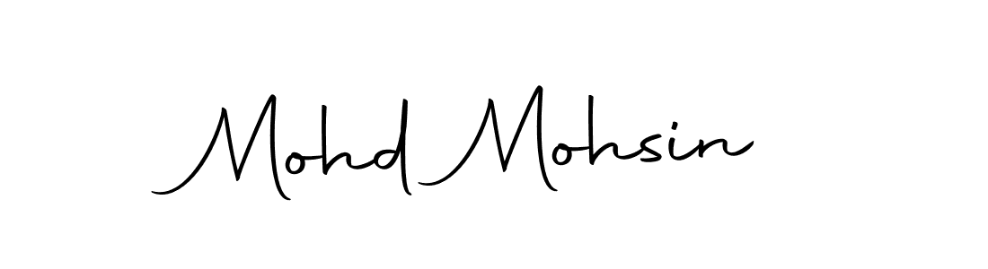 Create a beautiful signature design for name Mohd Mohsin. With this signature (Autography-DOLnW) fonts, you can make a handwritten signature for free. Mohd Mohsin signature style 10 images and pictures png