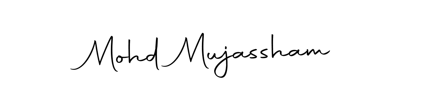 How to make Mohd Mujassham signature? Autography-DOLnW is a professional autograph style. Create handwritten signature for Mohd Mujassham name. Mohd Mujassham signature style 10 images and pictures png