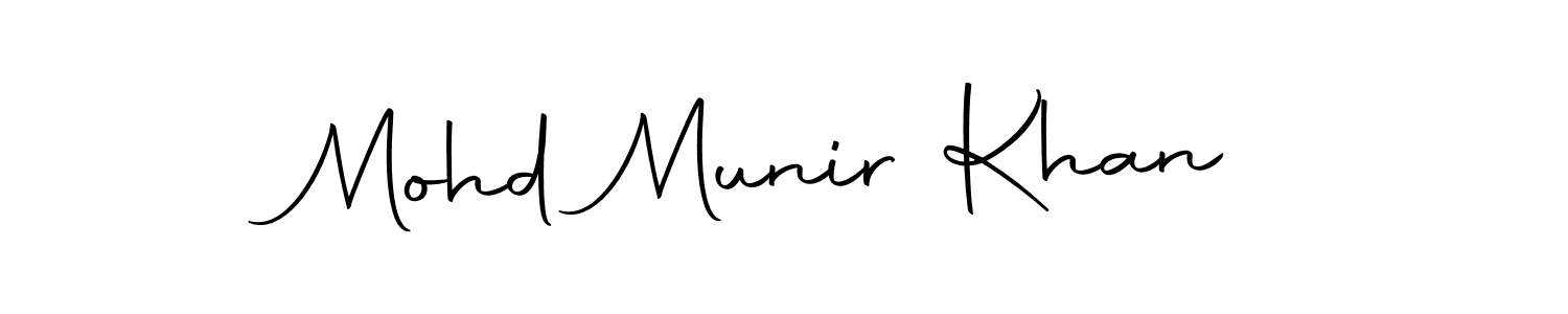 You should practise on your own different ways (Autography-DOLnW) to write your name (Mohd Munir Khan) in signature. don't let someone else do it for you. Mohd Munir Khan signature style 10 images and pictures png