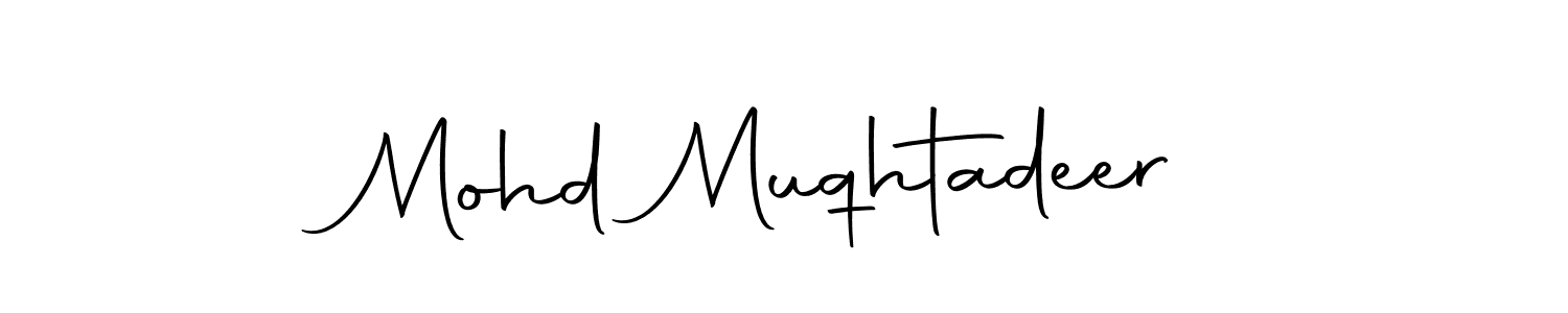 Here are the top 10 professional signature styles for the name Mohd Muqhtadeer. These are the best autograph styles you can use for your name. Mohd Muqhtadeer signature style 10 images and pictures png