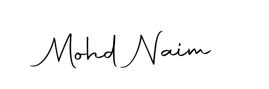 Make a beautiful signature design for name Mohd Naim. With this signature (Autography-DOLnW) style, you can create a handwritten signature for free. Mohd Naim signature style 10 images and pictures png