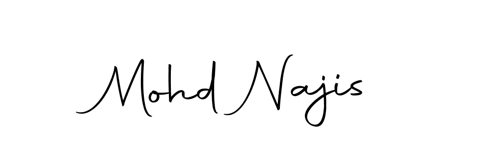 Make a beautiful signature design for name Mohd Najis. With this signature (Autography-DOLnW) style, you can create a handwritten signature for free. Mohd Najis signature style 10 images and pictures png