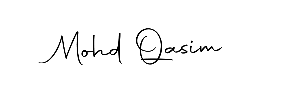 How to make Mohd Qasim name signature. Use Autography-DOLnW style for creating short signs online. This is the latest handwritten sign. Mohd Qasim signature style 10 images and pictures png